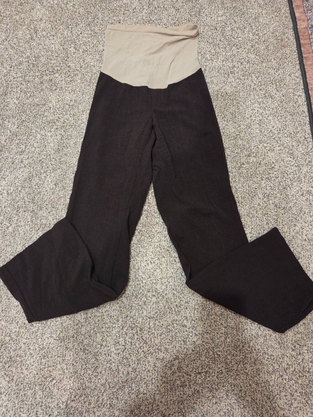 Oh baby by motherhood brown dress pants size small